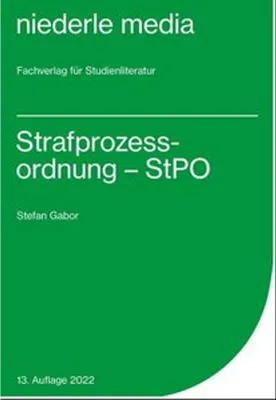 Produktbild von Strafprozessordnung - StPO -
