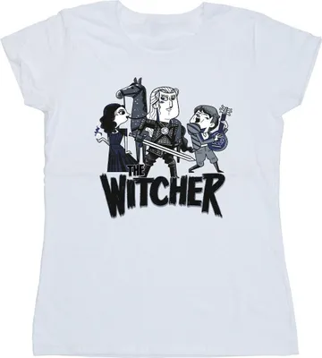 Produktbild von Netflix - "The Witcher" T-Shirt für Damen BI44219 (XXL) (Weiß)