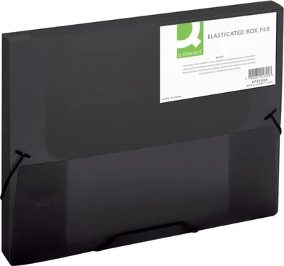 Produktbild von Beautone Elastobox Frosted Black, 33,5 cm, 25,3 cm, Schwarz, 12 Stück