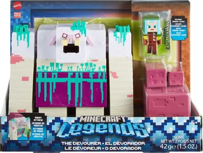 Produktbild von Mattel HNC08 - Minecraft - Legends - Spielfigur, Der Devourer