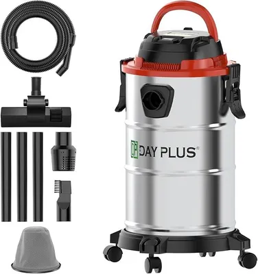Productafbeelding van Nat- en droogzuiger, 1200W, 20 liter. Nat- en droogzuiger met 3-in-1 blaasfunctie, 19 kPa zuigkracht. Industriële stofzuiger met roestvallenstalen tank voor reiniging zowel binnen als buiten