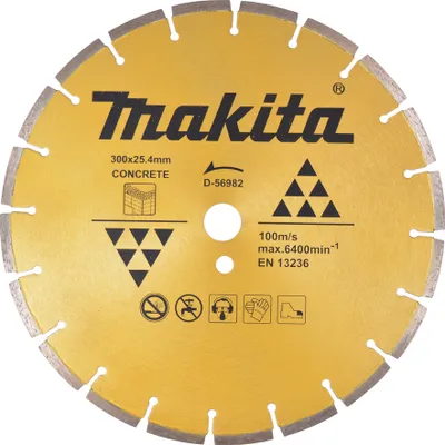 Obrázek produktu pro Diamantový řezný kotouč Makita diamant - 300 x 25,40 x 7,5 mm