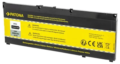 Image de PATONA 2912, Batterie, HP, HP HP SR03-H, Pavilion 15-CE015DX, Omen 15-ce000ng, 2EF94PA, Omen 15-ce002ng, OMEN 15-CE002TX,...