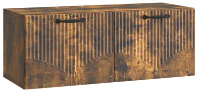 Obrázek produktu pro vidaXL Nástěnná skříňka na televizi, kouřový dub, 78,5 x 31 x 30 cm
