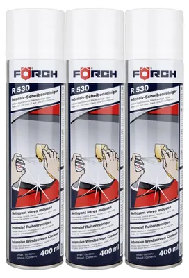 Produktbild von 3x Förch R530 Intensiv-Scheibenreiniger-Schaum Glasreiniger streifenfrei 400ml