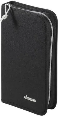 Produktbild von ViVanco™CD Wallet 48, 48 Disks, Schwarz, Polyester
