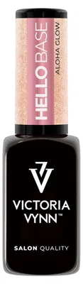 Image de Victoria Vynn | Hello Base Aloha Glow - 8 ml - Semi-transparent - Pailleté - Reconstruction des ongles - Vernis à ongles