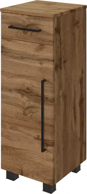 Produktbild von Unterschrank - Eiche Wotan Nachbildung - mit 1 Tür - mit 1 Schublade