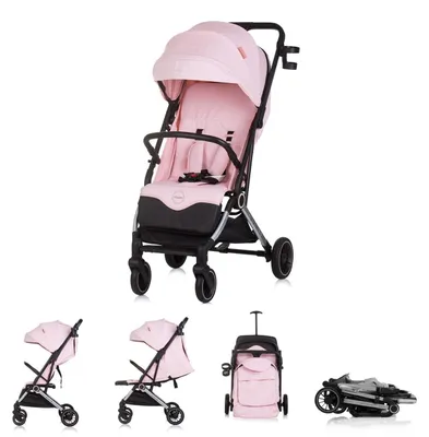 Obrázok produktu pre Chipolino kočík, buggy Pixie skladací košík s držiakom na pohár 22 kg ružový