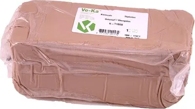 Produktbild von Oefenklei hellbraune Modelliermasse 10 kg für Kinder und Erwachsene