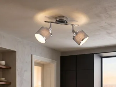 Produktbild von LED Deckenstrahler, Deckenleuchte 2-flammig für Wohnzimmer, Schlafzimmer, Flur