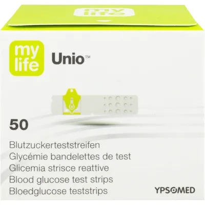 Immagine prodotto di mylife Unio strisce reattive per la glicemia, 50 strisce reattive