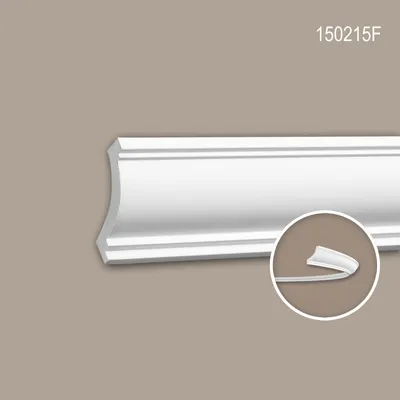 Produktbild von Profhome 150215F flexible Eckleiste Deckenleiste Zierleiste Stuckleiste 2 m