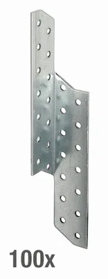 Produktbild von Alberts Sparren-Pfettenanker | rechts | sendzimirverzinkt | 32 x 32 x 210 mm | 100er Set