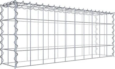 Produktbild von Anbaugabione Typ 3 100 cm x 40 cm x 20 cm (L x H x T), Maschenweite 10 cm x 10 cm, Spirale