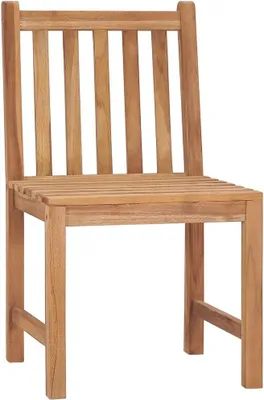 Produktbild von 8 massive Teak-Gartensessel aus technisch getrocknetem und fein geschliffenem Teakholz mit wasserbasiertem Lack für Terrasse und Garten, belastbar bis 110 kg pro Sessel