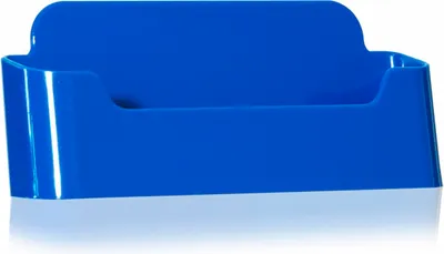 Produktbild von Visitenkarten-Halter / Querformat / blau (90 Stück)