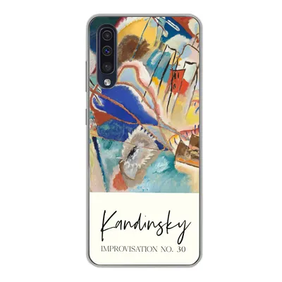 Produktbild von MuchoWow® Handyhülle Schutzhülle Hülle für Samsung Galaxy A50 Improvisation Nr. 30 - Wassily Kandinsky - Kunst Silikon Softcase Handy Hülle - Mobiltelefonhülle