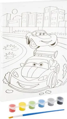 Obrázek produktu pro Malování podle čísel + barvy Cars