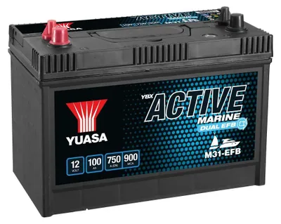 Produktbild von YUASA MARINE Starterbatterie 12V 100Ah 750A/EN G31 für Auto LKW Batterie