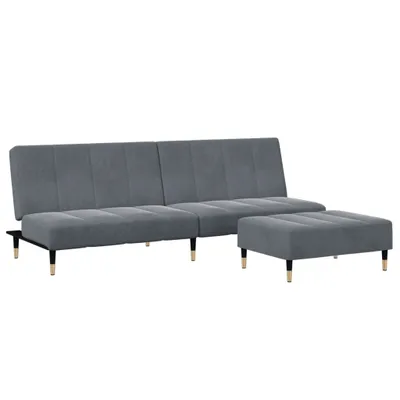 Zdjęcie produktu dla VidaXL 3258146, Szary, Pianka, Metal, Poliester, Poli drewno, 770 mm, 550 mm, 310 mm