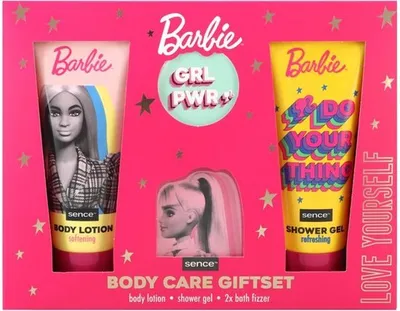 Image de Sence Beauty Est Barbie 4 Pzas Gel150 Leche150 2 Bombas Ba?o