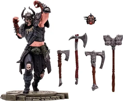 Produktbild von Mcfarlane Toys Diablo Iv Barbaren-figur 15 Cm Braun  Braun One Size