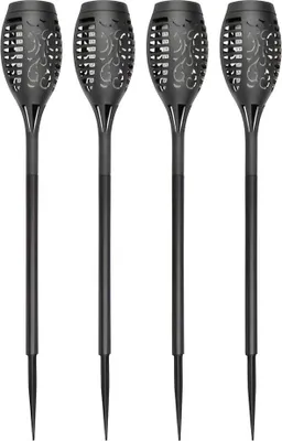 Obrázek produktu pro ISO 15376 Zahradní solární pochodeň 12 LED, 3.7 V , 51 cm 4 ks