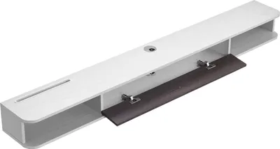 Produktbild von SucceBuy TV-Schrank mit Kabelloch Wandmontage Weiß 180 cm