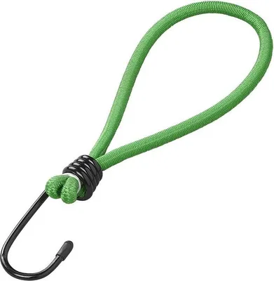 Produktbild von Haken aus Metall mit elastischer Schlaufe für Anhängernetz/Zelt/Plane