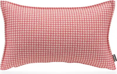 Produktbild von H.O.C.K. Bobo Kissen mit Biese 50x30cm kleingemustert col. 9 rot