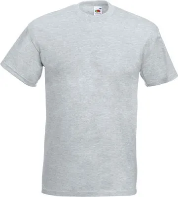 Produktbild von Fruit of the Loom - Super Premium T - Heather Grey - 3XL