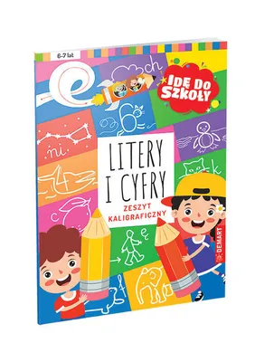 Zdjęcie produktu dla Litery i cyfry Zeszyt kaligraficzny