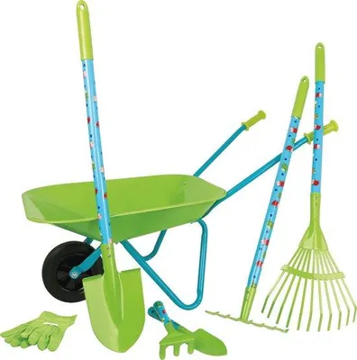 Obrázok produktu pre Detské drevené kolieskové vozíky, veľkosť 70 cm, farebné