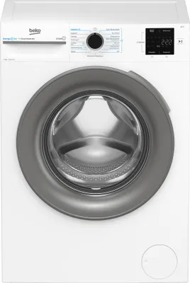 Produktbild von Beko BM3WFU4841W1 Waschmaschine 8kg Weiß Nachlegefunktion Wassermodus
