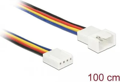 Image de Delock 85364 DELOCK Verlängerungskabel PWM Lüfteranschluss 4Pin 1.0m