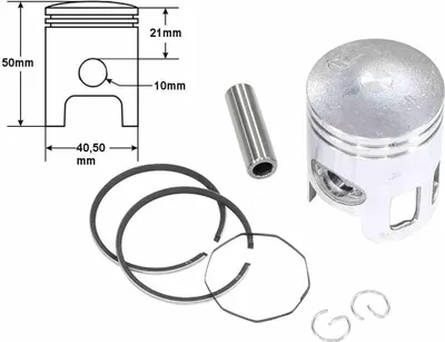 Obrázek produktu pro Yamaha Jog50 Piston 40,50 2-Krokový
