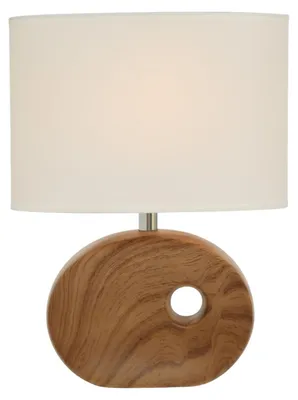 Produktbild von Tischlampe mit Porzellanbasis OAKVILLE, 30 cm