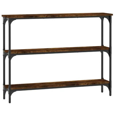 Produktbild von vidaXL Konsolentisch Räuchereiche 100x22,5x75 cm Holzwerkstoff