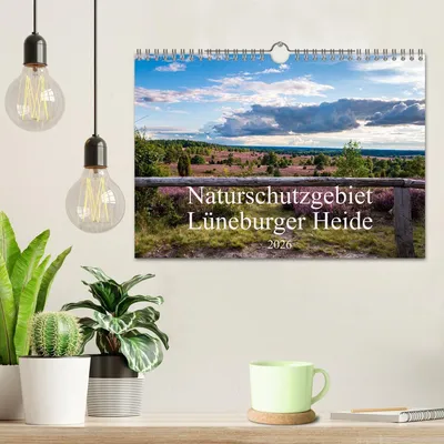 Produktbild von Naturschutzgebiet Lüneburger Heide (Wandkalender 2026 DIN A4 quer), CALVENDO Monatskalender