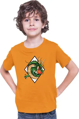 Zdjęcie produktu dla Koszulka Dziecięca Dragon Anime Manga Ball Z Shenron 01, 9-11 Jahr - 140 / Pomarańczowy