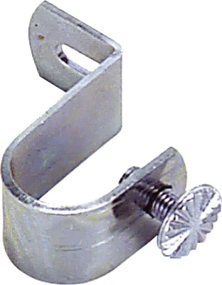 Image de Support de barre 16 mm.Ø Chrome Plafond