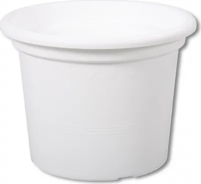 Obrázek produktu pro Květináč GEO plastový bílý d40x30cm