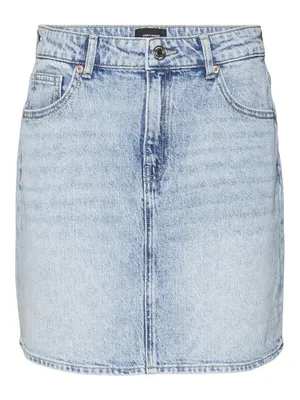 Produktbild von VERO MODA Rock Mini Denim Jeansrock Hoher Bund Größe: S