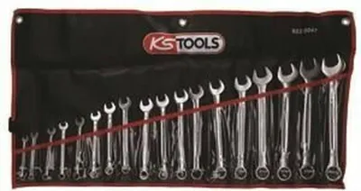 Image de Boîte de 18 clés mixtes métriques, 6 à 24 mm  - KS TOOLS - 922.0047