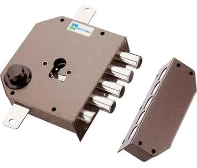 Immagine prodotto di Serratura Triplice Da Applicare Con Scrocco Cilindro Europeo 38630 - mm.60 DX (38630VD00)
