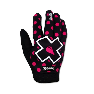 Obrázok produktu pre Cyklistické rukavice Muc Off Unisex, ružové s bodkami, XL