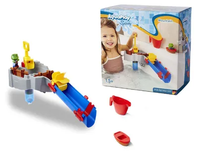 Zdjęcie produktu dla Aquaplay Sploshy Mountain, Zestaw do zabawy podczas kąpieli, Chłopak, dziewczyna, 1,5 lat(a), Plastik, Niebieski, Brązowy, Czerwony, Żółty