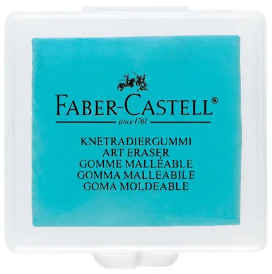 Produktbild von FABER-CASTELL Faber-Castell Knetgummiradierer ART ERASER Kohle Pastell 3,5 x 1 x 4 cm (B x H x L) Farbauswahl nicht möglich)