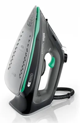 Produktbild von Braun TexStyle 5 SI 5277 GR, Dampfbügeleisen, Keramik-Bügelsohle, 2 m, 220 g/min, Grün, 50 g/min